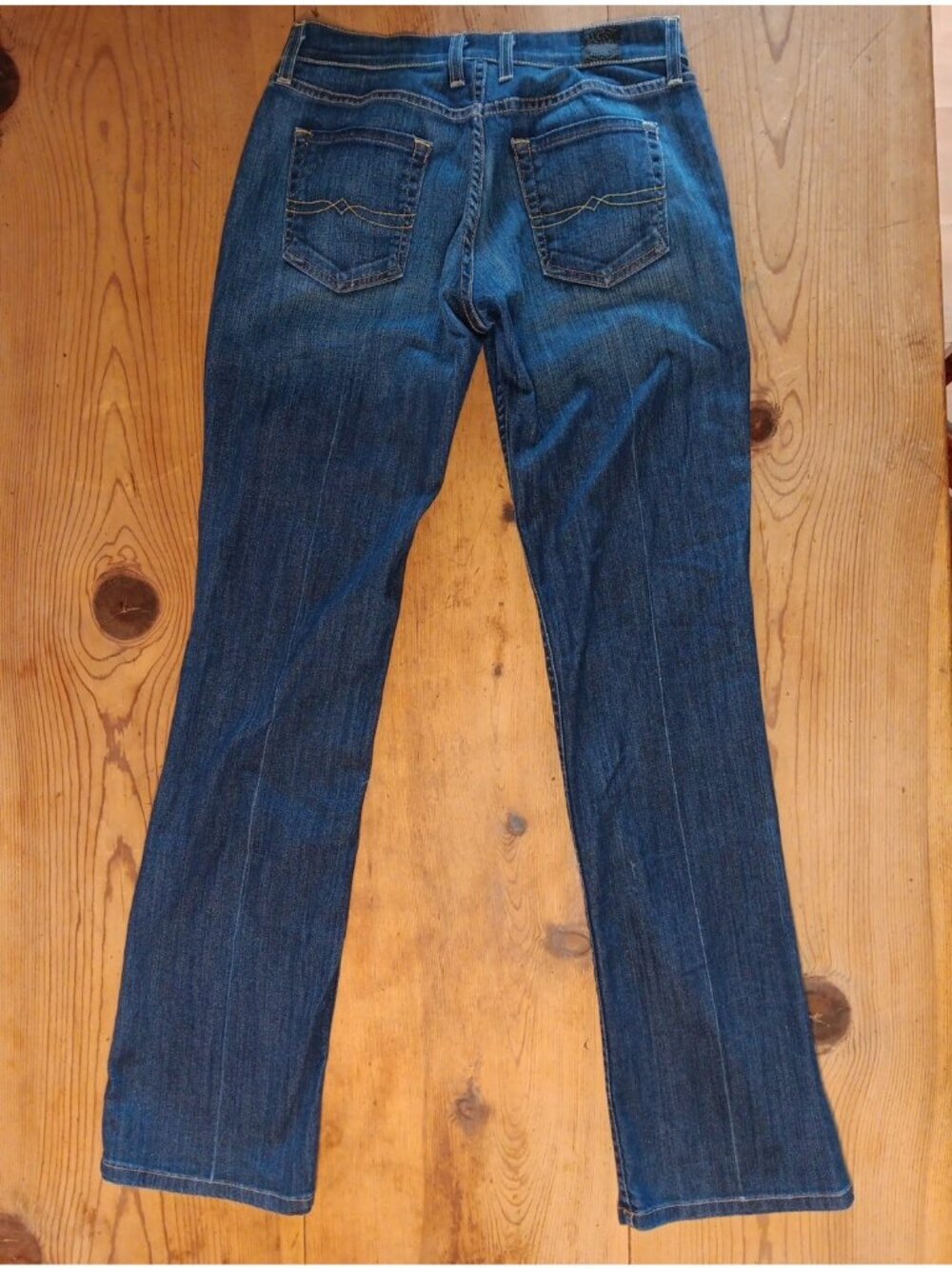 Lucky Brand Womens 0 25 Reg Classic Riding Jeans Blue Bootcut Stretch Denim
